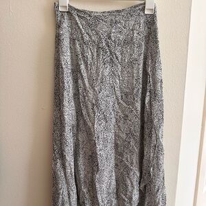 Women's Japra High-Low Animal Print Skirt | Size Medium